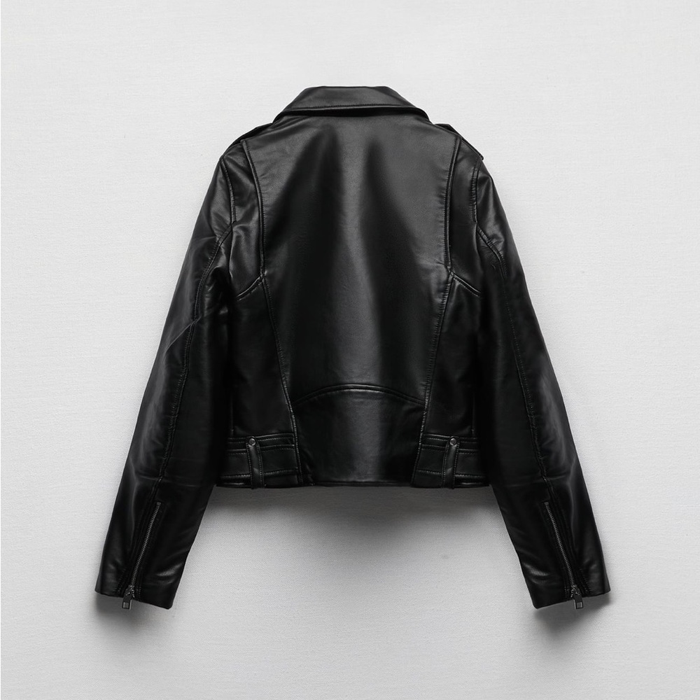 Zara Faux Leather Jacket NWT Size XS - Picture 5 of 14